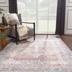 Ambre Washable Area Rug Hauteloom