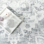 Area Rug Cambridge Faded Look with Oriental pattern RugYourHome