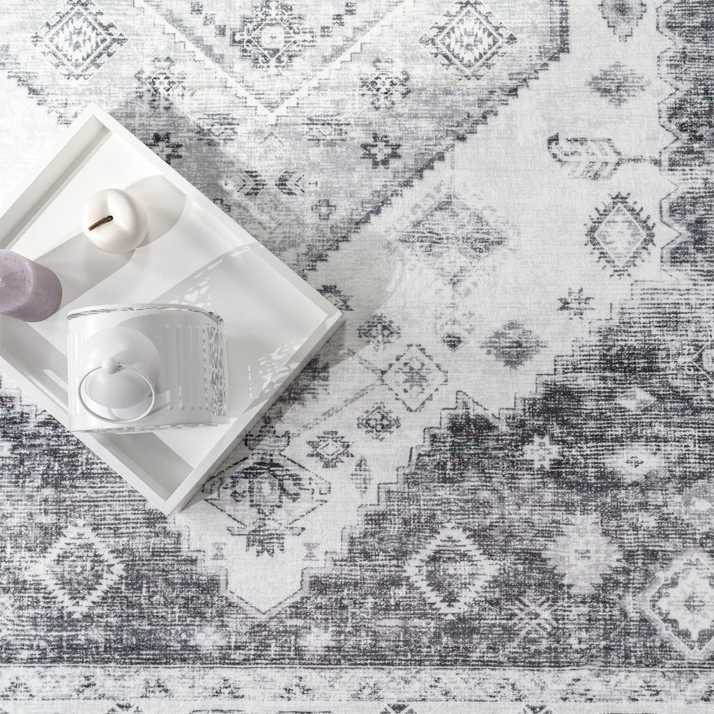 Modern Area Rug Cambridge with Vintage Faded Look RugYourHome