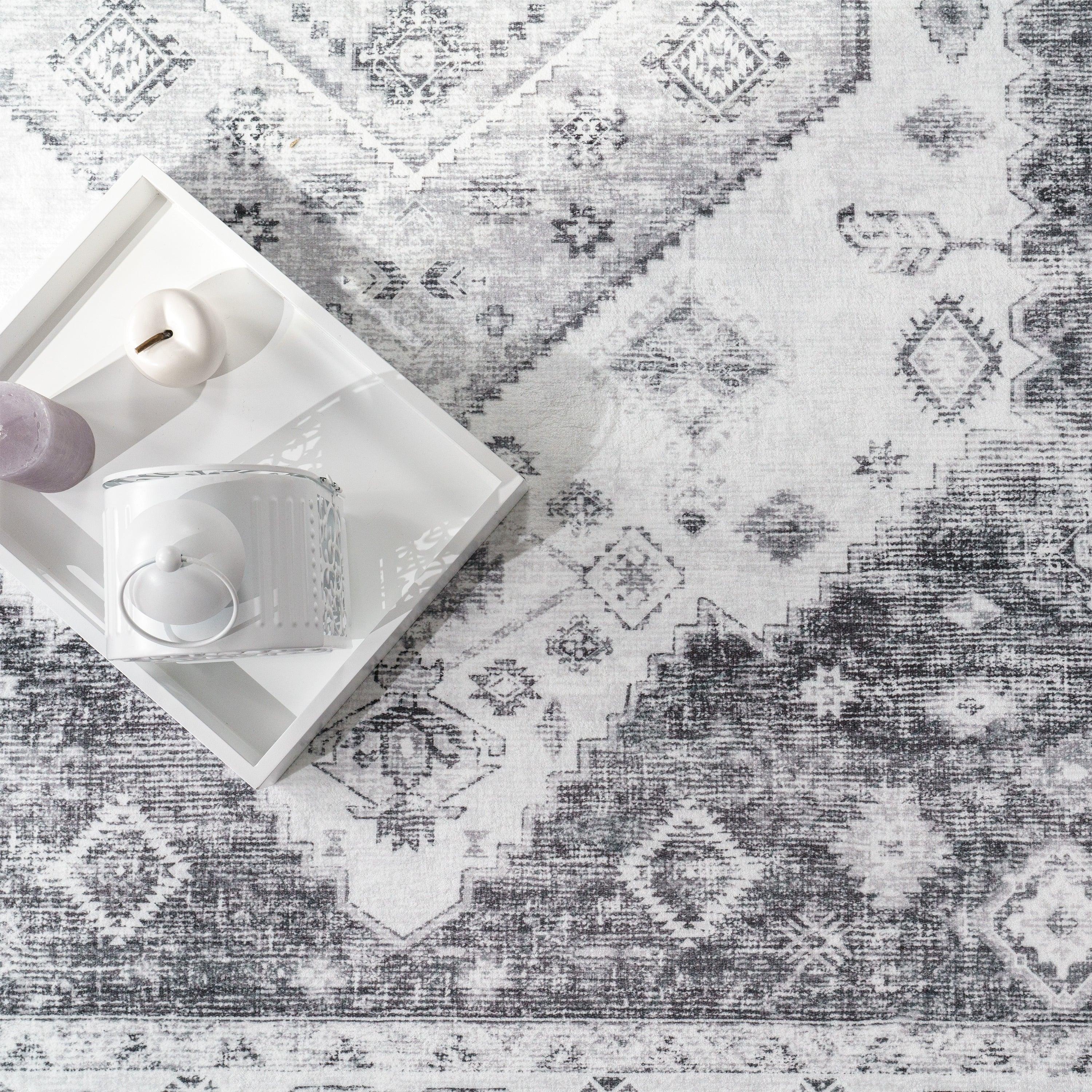 Modern Area Rug Cambridge with Vintage Faded Look RugYourHome