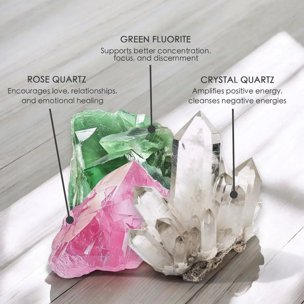 Moonlight Garden, Premium Coconut-Soy Wax Tea Light Crystal Candle, 1oz Innergy