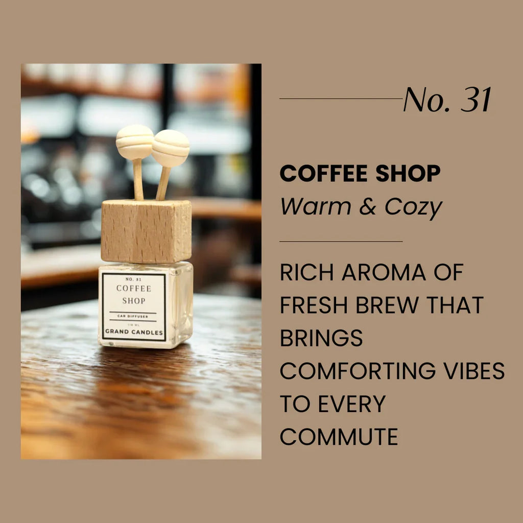 Coffee Shop Car Diffuser Grand Candles LLC