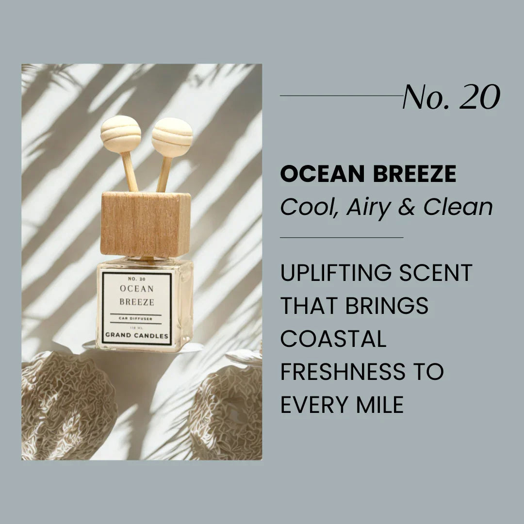 Ocean Breeze Car Diffuser Grand Candles LLC