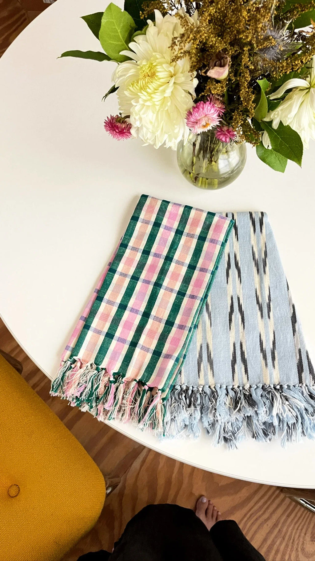 Lola Plaid Kitchen Towel Archive New York