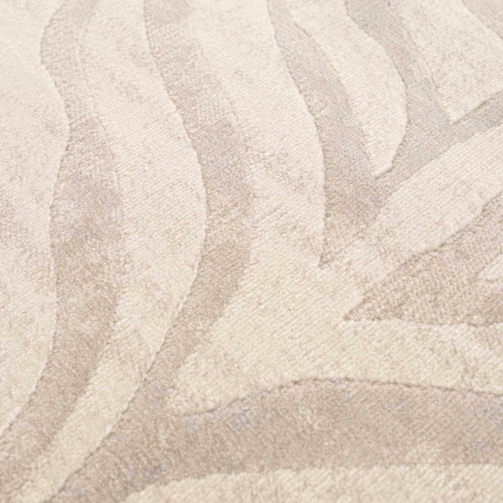 Beige Manteca Zebra Print Area Rug Hauteloom
