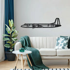 Cl-44 Metal Aircraft Wall Art - Ncp0540, detail shot - House Of Avana