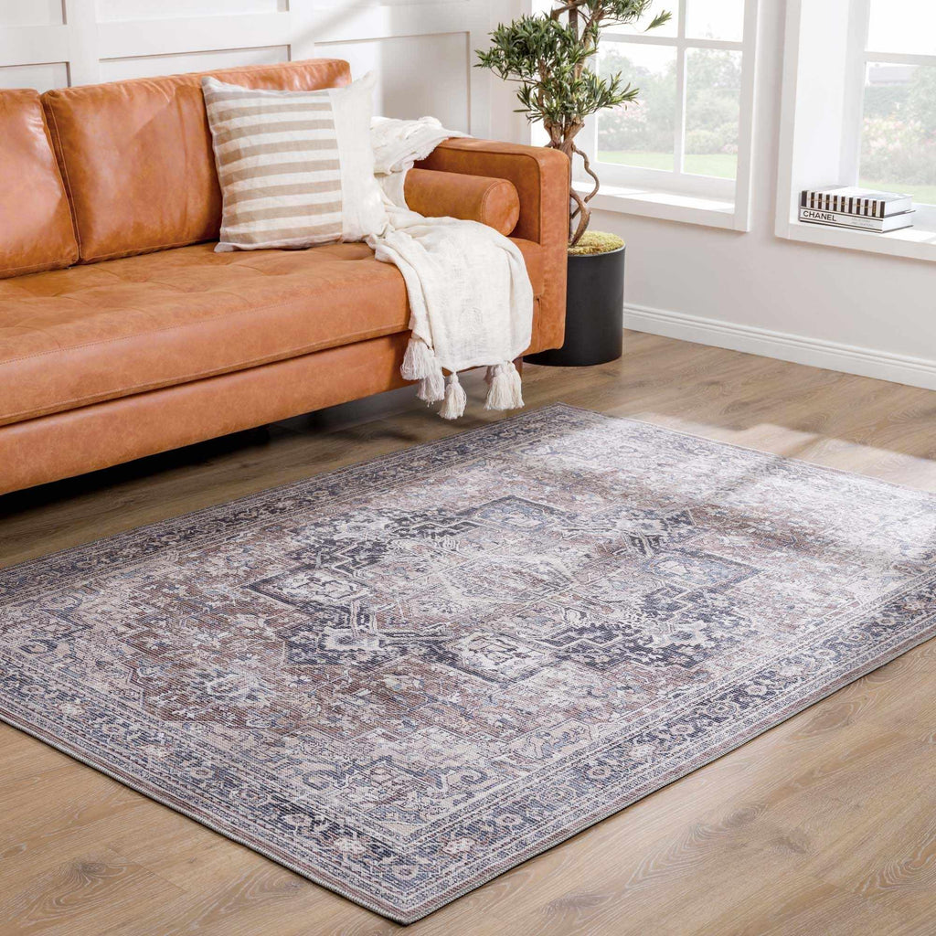 Abner Washable Area Rug Hauteloom