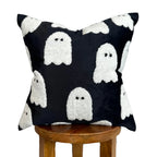 Black Ghost Pillow Cover Busa Designs