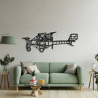 Ca.3 Metal Aircraft Wall Art - Ncp0534, side view - House Of Avana