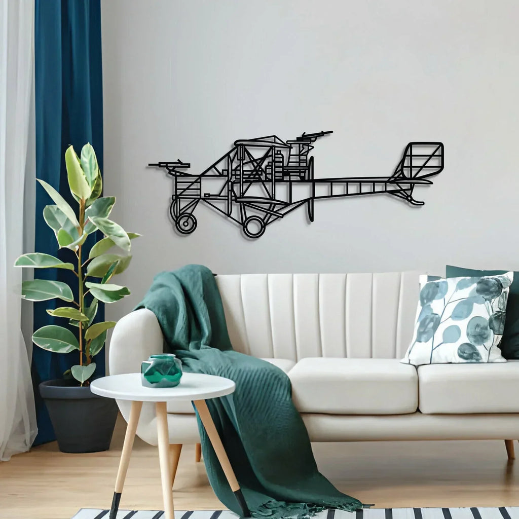 Ca.3 Metal Aircraft Wall Art - Ncp0534, detail shot - House Of Avana