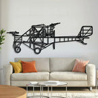 Ca.3 Metal Aircraft Wall Art - Ncp0534, front view - House Of Avana