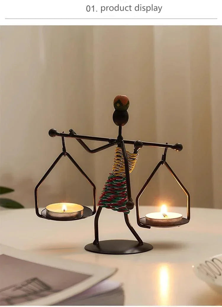 Candle Holder - Vintage Metal