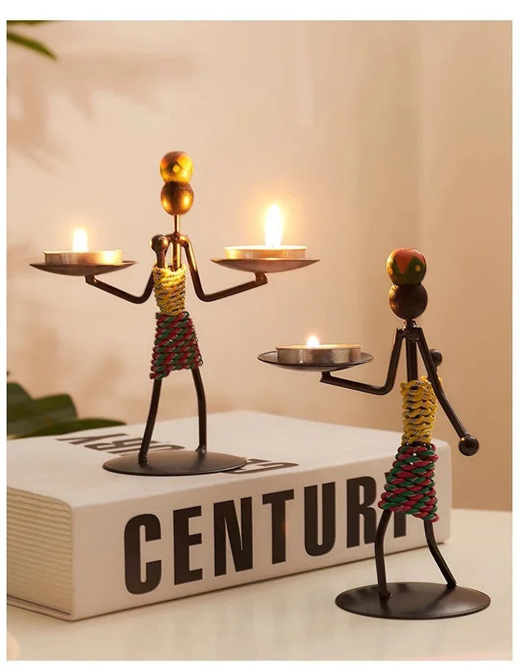 Candle Holder - Vintage Metal