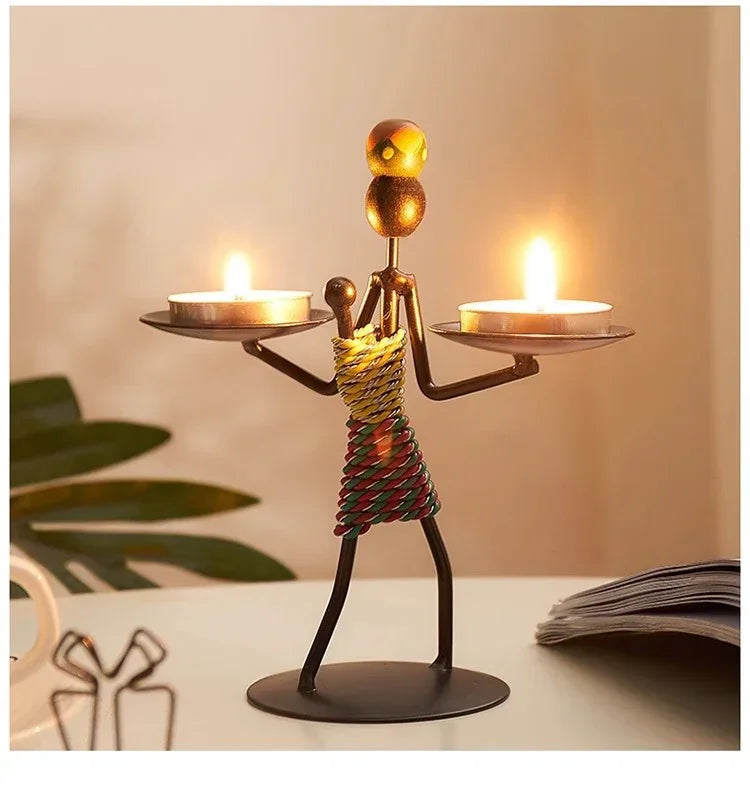 Candle Holder - Vintage Metal