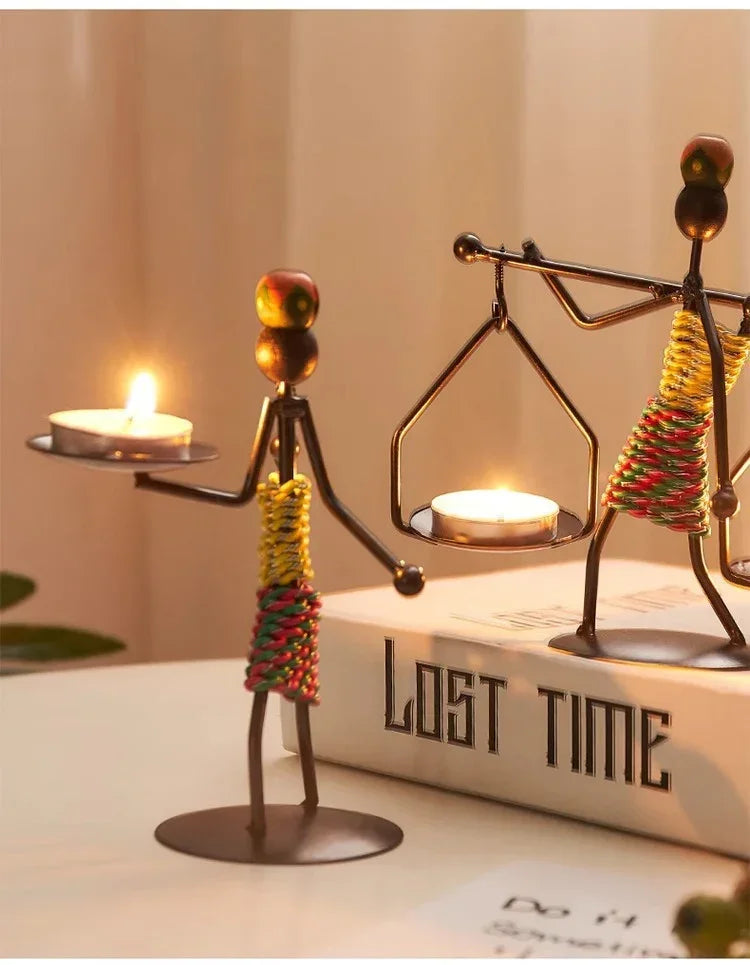 Candle Holder - Vintage Metal
