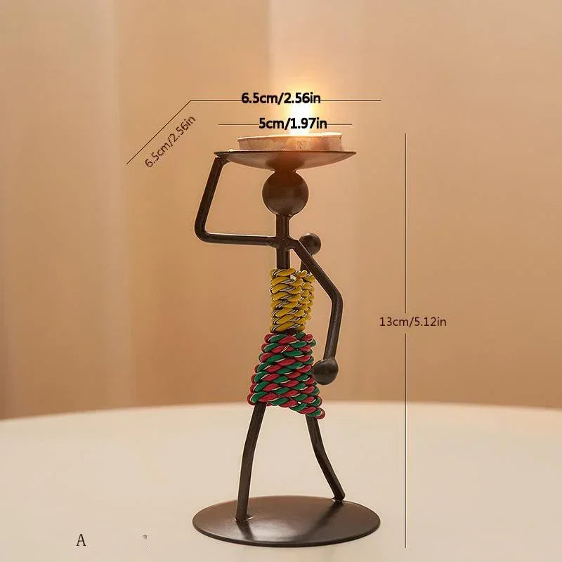 Candle Holder - Vintage Metal