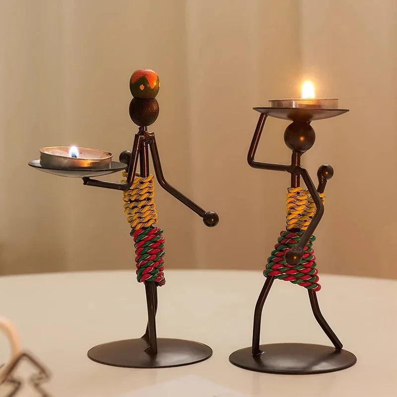 Candle Holder - Vintage Metal