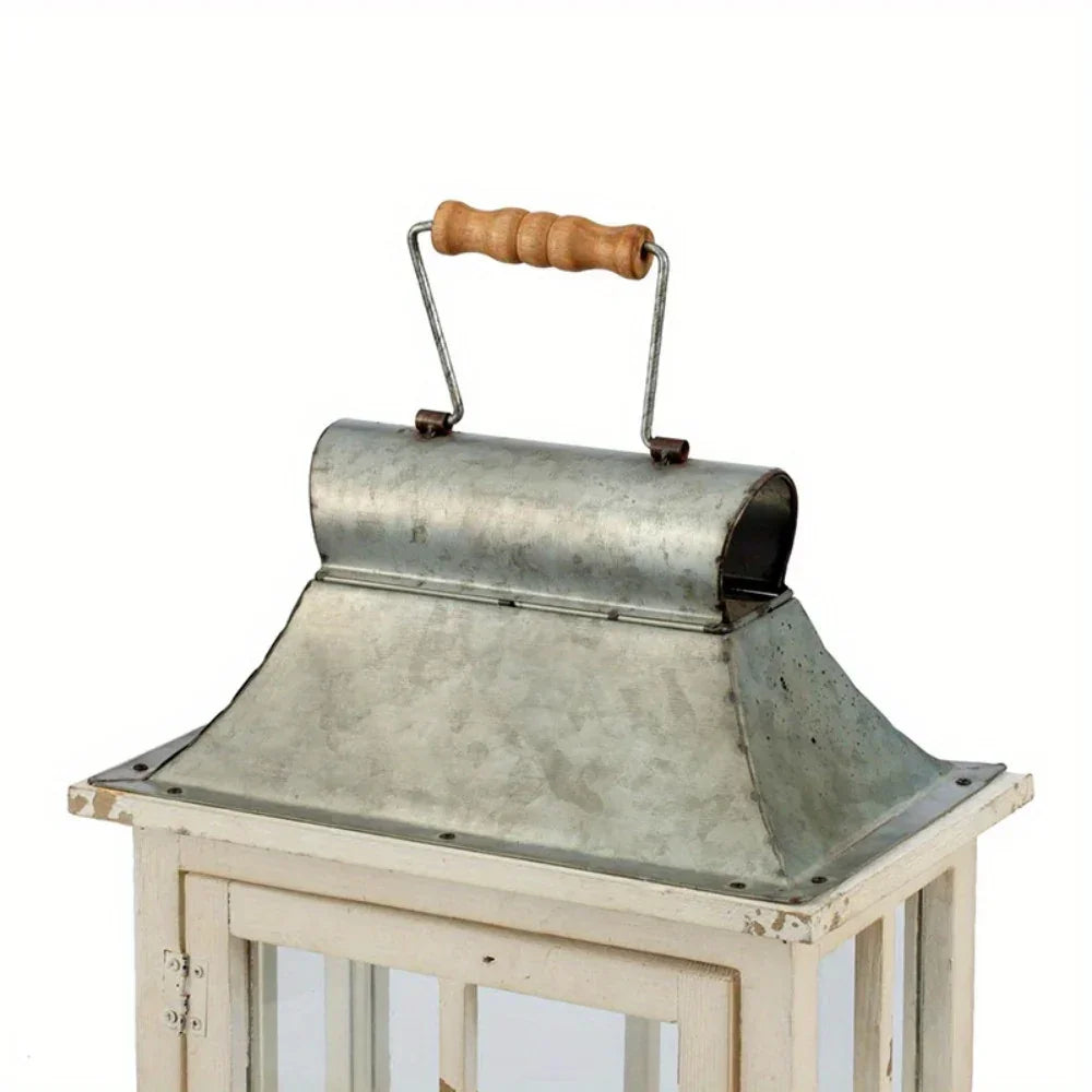 S Exquisite Wooden Candle Lantern Decorative Set for Home, Garden, and Wedding Decor - Large and Small... - House Of Avana