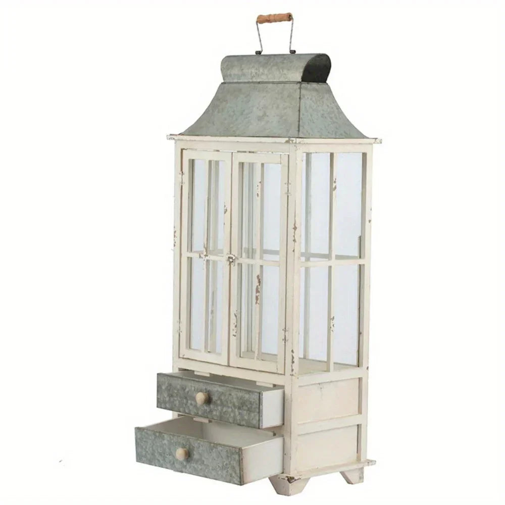 S Exquisite Wooden Candle Lantern Decorative Set for Home, Garden, and Wedding Decor - Large and Small... - House Of Avana