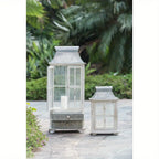 S Exquisite Wooden Candle Lantern Decorative Set for Home, Garden, and Wedding Decor - Large and Small... - House Of Avana