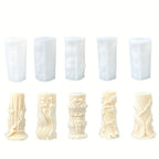 Candle Mold - Romantic Wax Irregular, texture detail - House Of Avana [[SKU:HOA-CAN-012]]