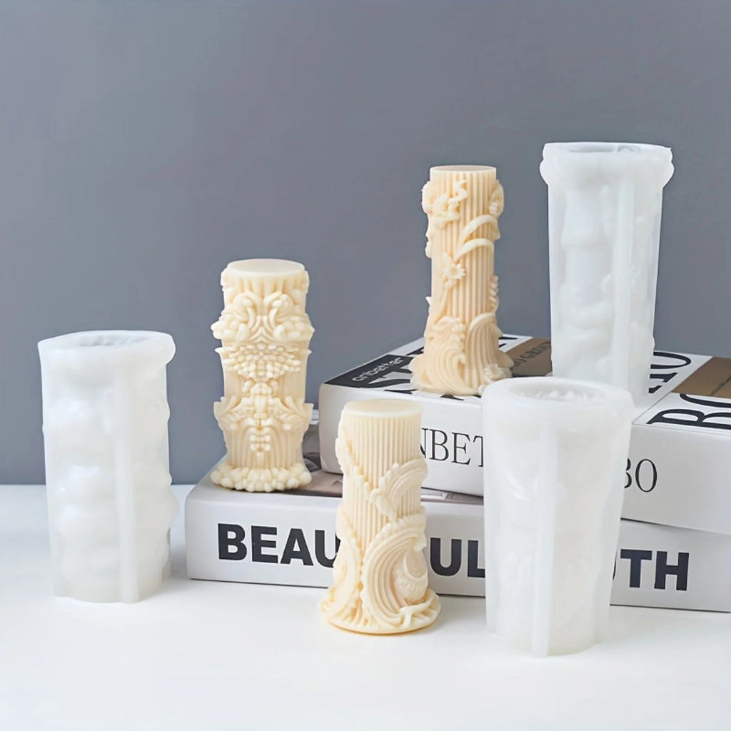 Candle Mold - Romantic Wax Irregular, detail shot - House Of Avana