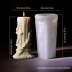Candle Mold - Romantic Wax Irregular, lifestyle image - House Of Avana