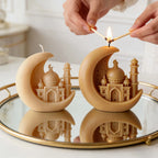 Candle - Scented Ceramic Crescent Moon