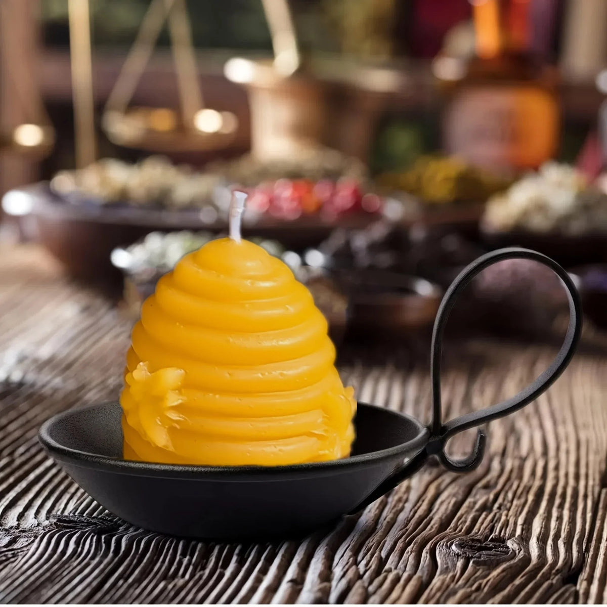 S Beeswax Candle Gift Set with Decorative Honeycomb Design - Perfect for Home Decor, Parties & Events,... - House Of Avana [[SKU:HOA-CAN-408]]