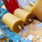 S Beeswax Candle Gift Set with Decorative Honeycomb Design - Perfect for Home Decor, Parties & Events,... - House Of Avana [[SKU:HOA-CAN-408]]
