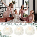 Christmas S Peony Flower Candle Set, Peony Flower Scented Candle Set with Golden Leaf Charm, Card,... - House Of Avana [[SKU:HOA-CAN-028]]