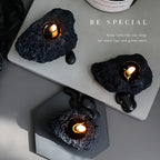 S Combination Pack of Meteorite Stone Candles, Creative Home Decorations, Creative Small Gifts for... - House Of Avana