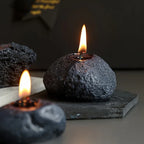 S Combination Pack of Meteorite Stone Candles, Creative Home Decorations, Creative Small Gifts for... - House Of Avana