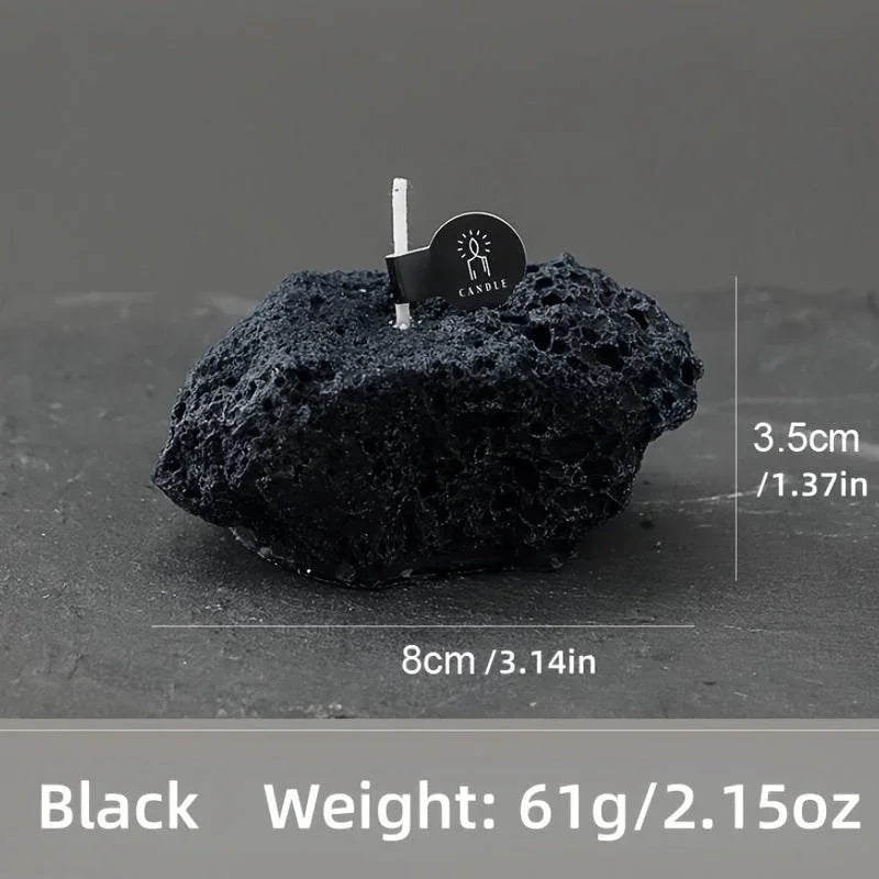 S Combination Pack of Meteorite Stone Candles, Creative Home Decorations, Creative Small Gifts for... - House Of Avana