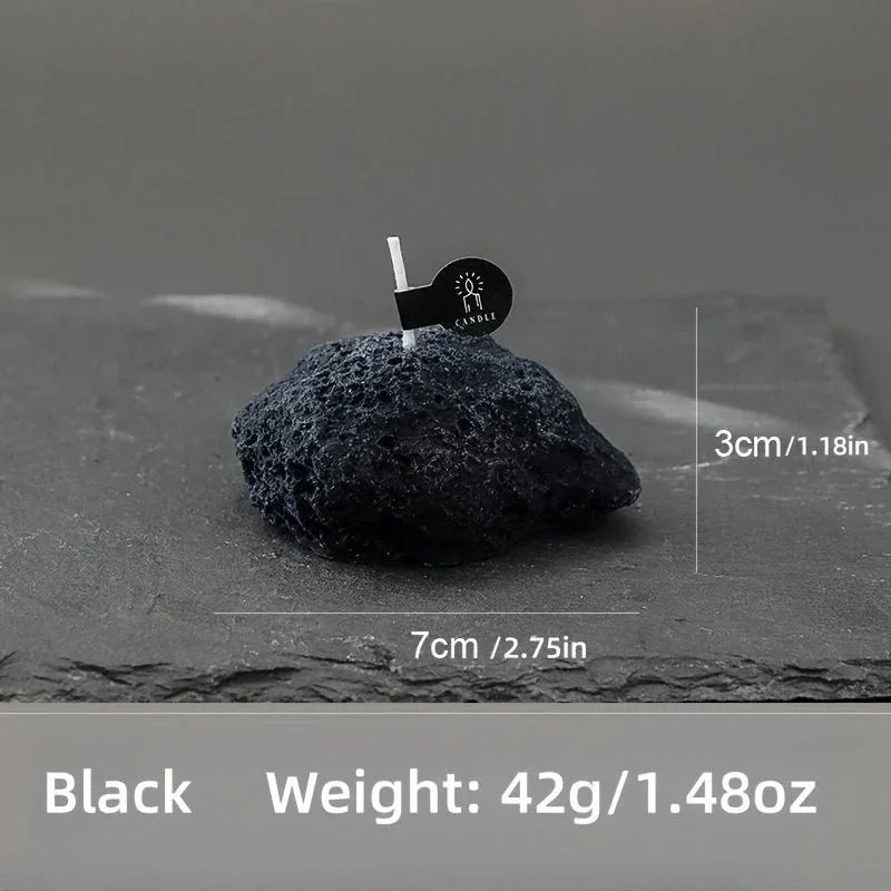 S Combination Pack of Meteorite Stone Candles, Creative Home Decorations, Creative Small Gifts for... - House Of Avana