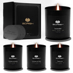 S Gift Set, 44oz, Scented Candles+4 Silicone Pads, Long Lasting Crystal Candles Gift Set for Women,... - House Of Avana