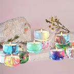 72-pack Smokeless Marble Scented Soy Wax Candles, lifestyle image - House Of Avana