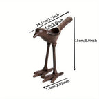 S Cast Iron Country Creative Dinner Candlestick Retro Decoration Oil Lamp Outdoor Old Props Bird Home... - House Of Avana