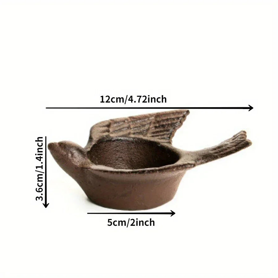 S Cast Iron Country Creative Dinner Candlestick Retro Decoration Oil Lamp Outdoor Old Props Bird Home... - House Of Avana