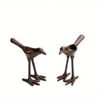 S Cast Iron Country Creative Dinner Candlestick Retro Decoration Oil Lamp Outdoor Old Props Bird Home... - House Of Avana