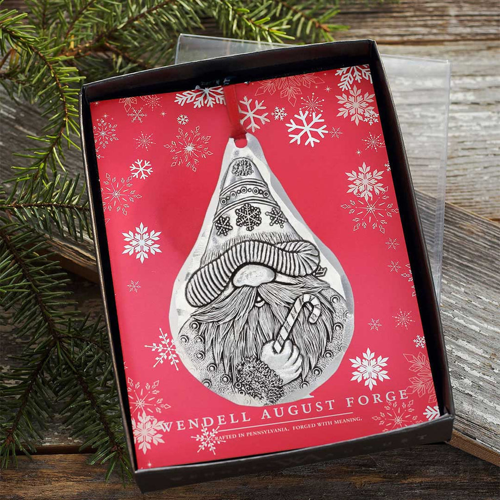 Candy Cane Gnome Ornament