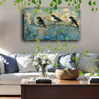 Wooden Framed Canvas Painting Artistic Printing, Corridor Home Living Room Decoration Suspensibility... - House Of Avana