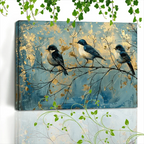 Wooden Framed Canvas Painting Artistic Printing, Corridor Home Living Room Decoration Suspensibility... - House Of Avana