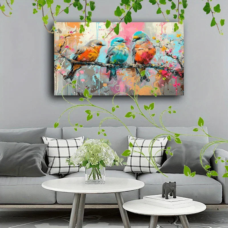 Wooden Framed Canvas Painting Artistic Printing, Corridor Home Living Room Decoration Suspensibility... - House Of Avana