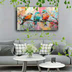 Wooden Framed Canvas Painting Artistic Printing, Corridor Home Living Room Decoration Suspensibility... - House Of Avana