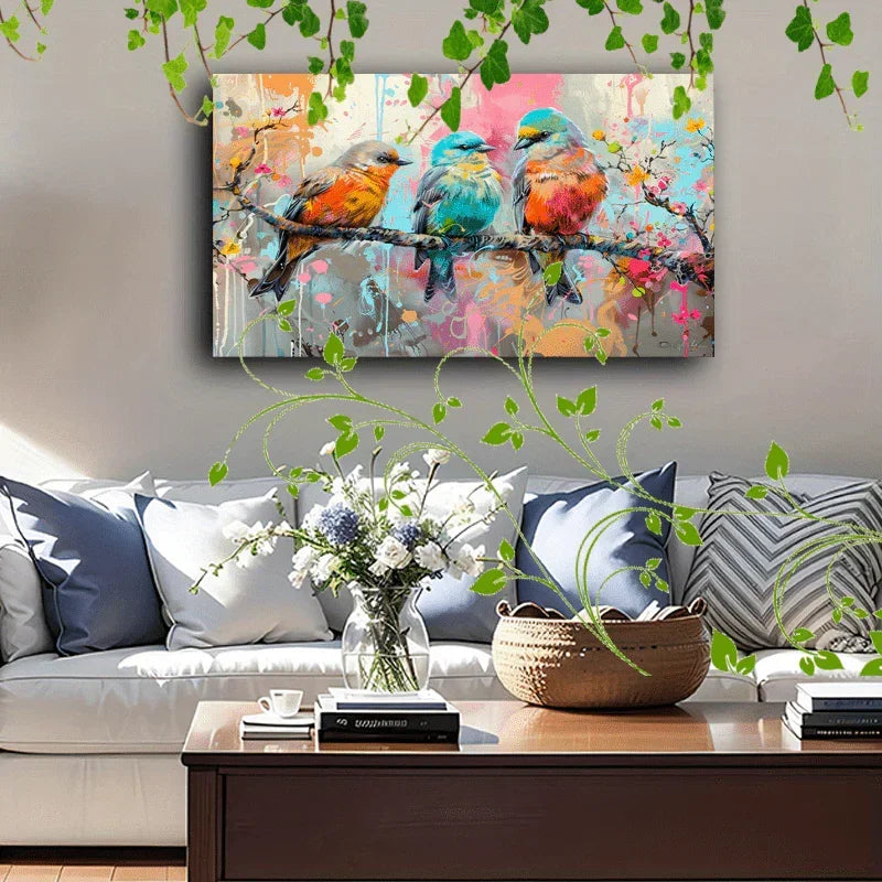 Wooden Framed Canvas Painting Artistic Printing, Corridor Home Living Room Decoration Suspensibility... - House Of Avana