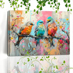 Wooden Framed Canvas Painting Artistic Printing, Corridor Home Living Room Decoration Suspensibility... - House Of Avana