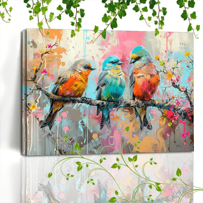 Wooden Framed Canvas Painting Artistic Printing, Corridor Home Living Room Decoration Suspensibility... - House Of Avana
