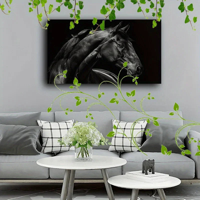 Wooden Framed Canvas Painting Artistic Printing, Corridor Home Living Room Decoration Suspensibility... - House Of Avana