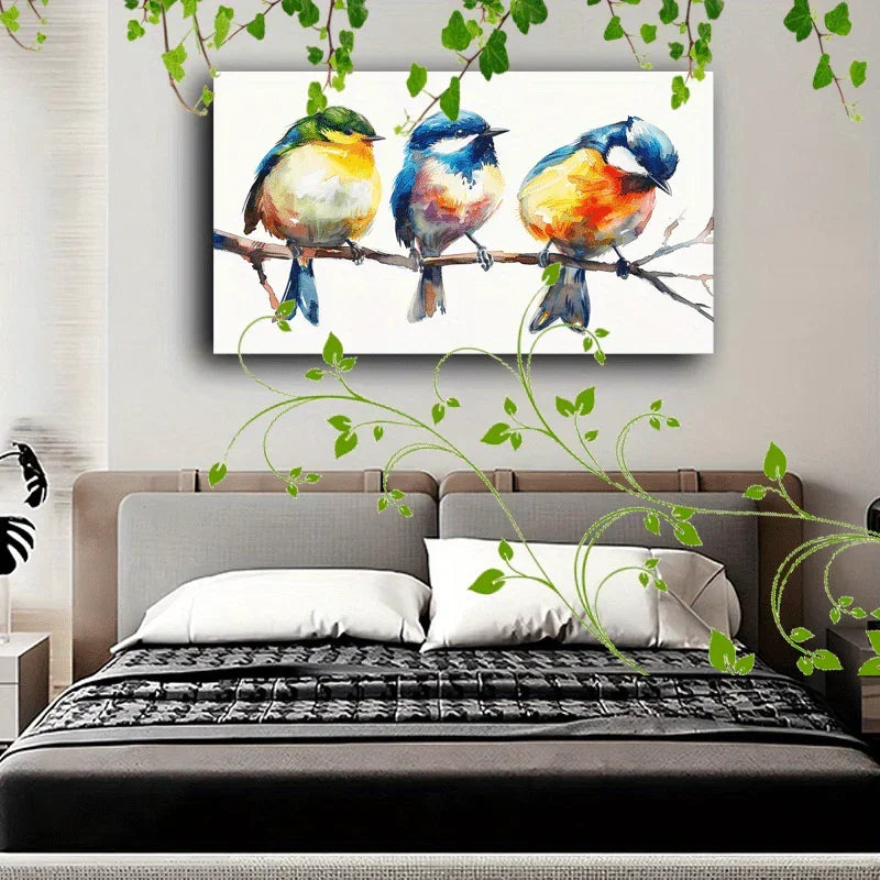 Wooden Framed Canvas Painting Artwork Very Suitable for Office Corridor Home Living Room... - House Of Avana